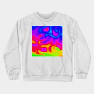 Rainbow multicolour gradient Crewneck Sweatshirt